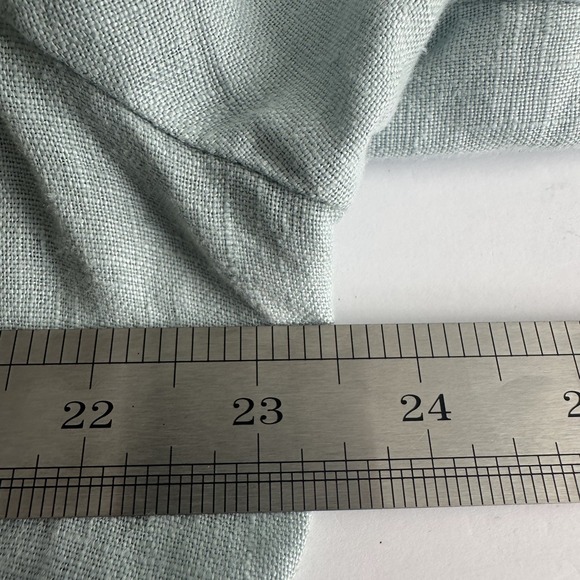Soft Surroundings Grove‎ Linen Waterfall Open Jacket Cardigan Womens XL Mint - Picture 9 of 10
